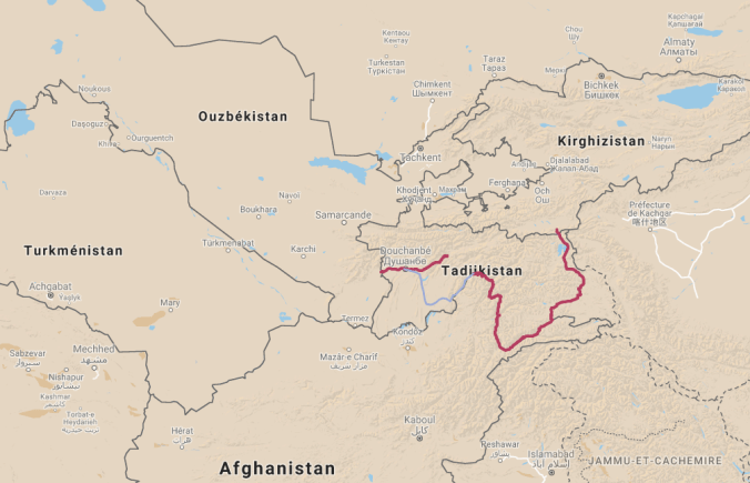 Pamir map